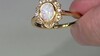 Zilveren ring met een Australische opaal