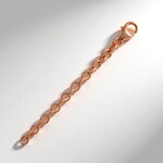 Estensore per collane in Argento 925 placcato Oro rosa - 6 cm - 0,95 g