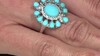 Zilveren ring met een Sleeping Beauty Turkoois (Faszination Türkis)