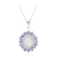 Collar en plata con Ópalo de Welo