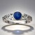 Anello in argento con Cianite del Nepal (SAELOCANA)