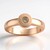 Anello in argento con Diamante Rose de France SI1 di Argyle (Annette)