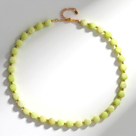 Collana in argento con Quarzo Verde