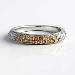 Anello in argento con Zircone Rosa