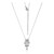 Collana in argento con Topazio Bianco (Adela Silber)