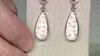 Pendientes en plata con Natrolita