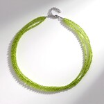Collana in argento con Peridoto