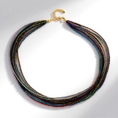 Collana in argento con Ematite Ramata