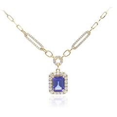 Collier en or et Tanzanite AAA (CIRARI)
