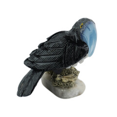 Figure with Black calcite