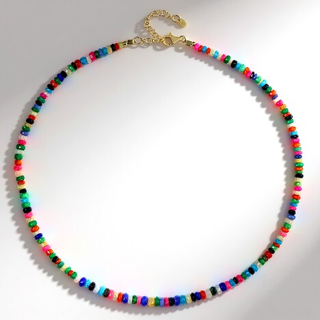 Collana in argento con Opale dell'Etiopia