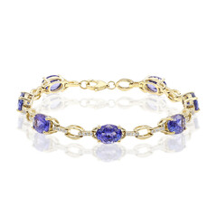 Brazalete en oro con Tanzanita AAA (CIRARI)