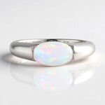 Anello in argento con Opale di Welo (de Melo)