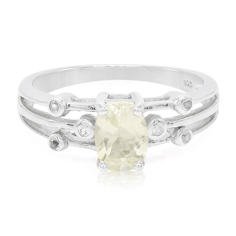 Bague en argent et Orthose