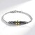 Bracciale in argento con Tsavorite del Kenya (Remy Rotenier)
