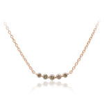 Collar en plata con Diamante rosa de Francia de Argyle VS1 (Annette)