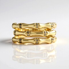 Anello in oro con Diamante Champagne I2 (de Melo Gold)