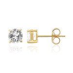 Zirkon-Silberohrringe