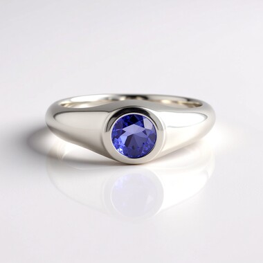 Bague en argent et Tanzanite