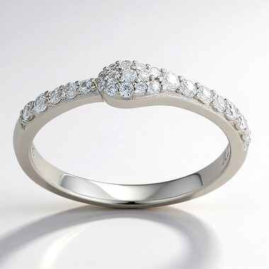 Bague en argent et Zircon (Adela Silber)