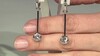 Pendientes en plata con Topacio blanco