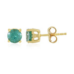 Orecchini in argento con Topazio Cayman (Gems en Vogue)