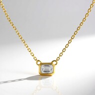 SI1 (H) Diamant-Goldcollier (CIRARI)