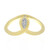 Anillo en oro con Diamante VS2 (G) (de Melo Gold)