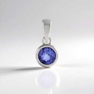Ciondolo in argento con Tanzanite