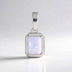 Colgante en plata con Ópalo de Australia