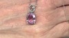 Collar en plata con Amatista Rosa de Francia