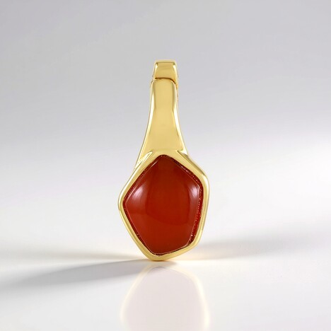 Ciondolo in argento con Corniola (MONOSONO COLLECTION)