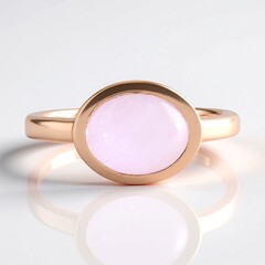 Anello in argento con Morganite del Madagascar