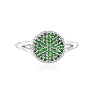 Anello in argento con Tsavorite