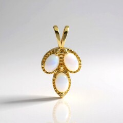 Ciondolo in argento con Opale di Welo (Adela Silber)