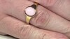 Zilveren ring met een roze opaal (KM by Juwelo)