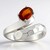 Anello in argento con Citrino Madeira (Pallanova)