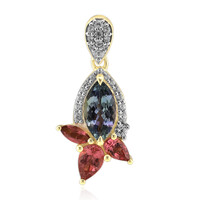 Pendentif en or et Tanzanite non chauffée (Remy Rotenier)
