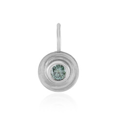 Ciondolo in oro con Diamante Blu I2