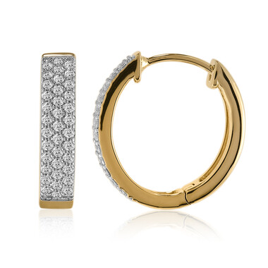 SI1 (G) Brillant-Goldohrringe (Annette)