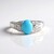 Anello in argento con Turchese Sleeping Beauty (Faszination Türkis)