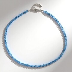 Collana in argento con Acquamarina Brasiliana