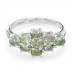 Brazilian Paraiba Tourmaline Silver Ring