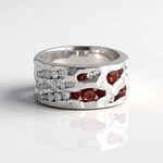 Bague en argent et Rubis de Tanzanie (de Melo Essence)