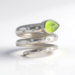 Anello in argento con Peridoto (de Melo Essence)