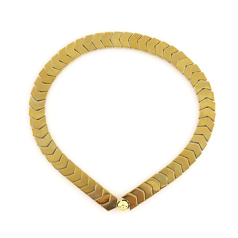 Goldener Hämatit-Armband