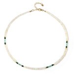 Collier en argent et Opale Welo (Riya)