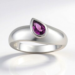 Anello in argento con Granato Roshoite (Pallanova)