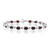 Mozambique Garnet Silver Bracelet