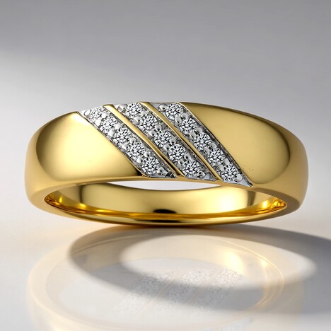 Anello in oro con Diamante IF (D) (Annette)
